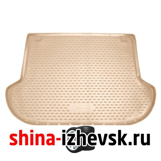 Коврик Autofamily в багажник INFINITI JX 2012-2013/QX60 2013-  кросс. кор. (полиуретан,бежевый) в Ижевске